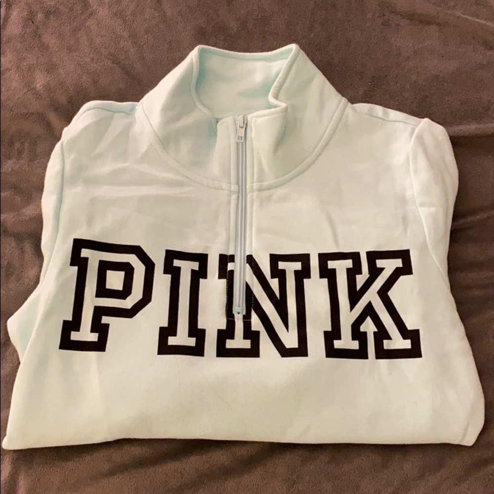 NWOT Victoria’s Secret Pink Lounge Quarter Zip